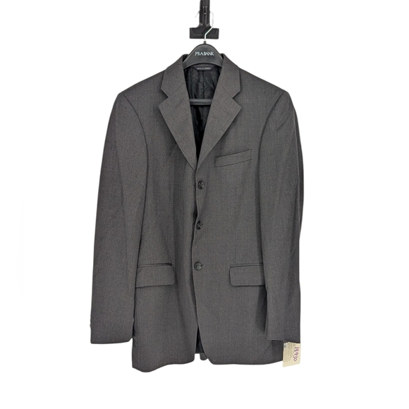 19930 Men's Banana Republic Modern Wool Blazer Gray size 38R preppy Business - Picture 1 of 10